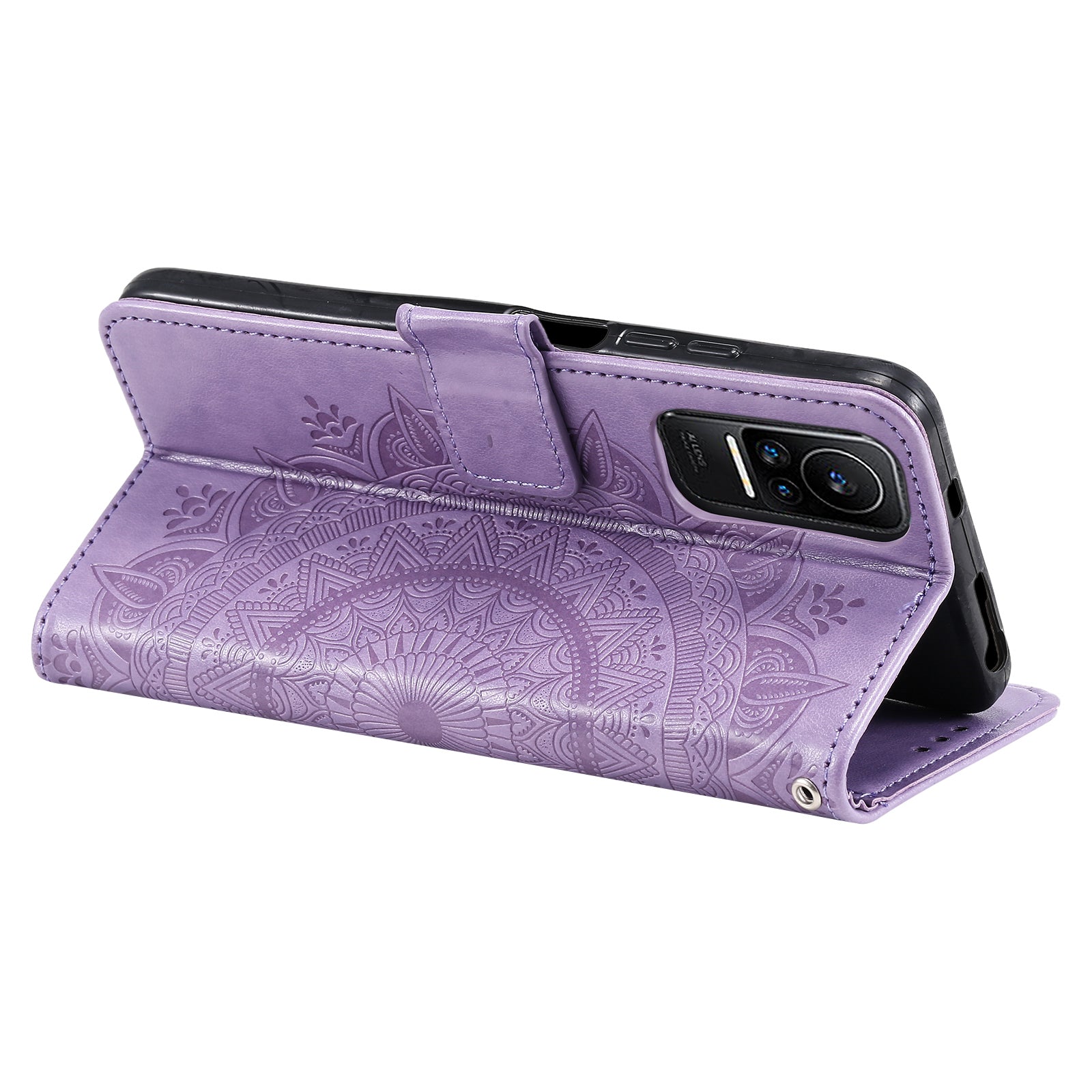 For Xiaomi 13 Lite Civi 2 5G Imprinted Mandala Flower Pattern Leather Phone Case Wallet Stand Phone Cover with Strap For Xiaomi 13 Lite Civi 2 5G Imprinted Mandala Flower Pattern Leather Phone Case Wallet Stand Phone Cover with Strap